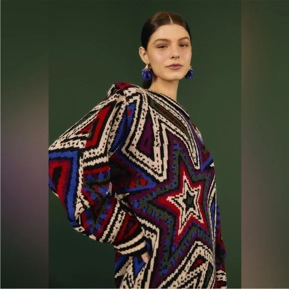 NWT Farm Rio Mystic Trip Sweater Dress - Picture 1 of 2